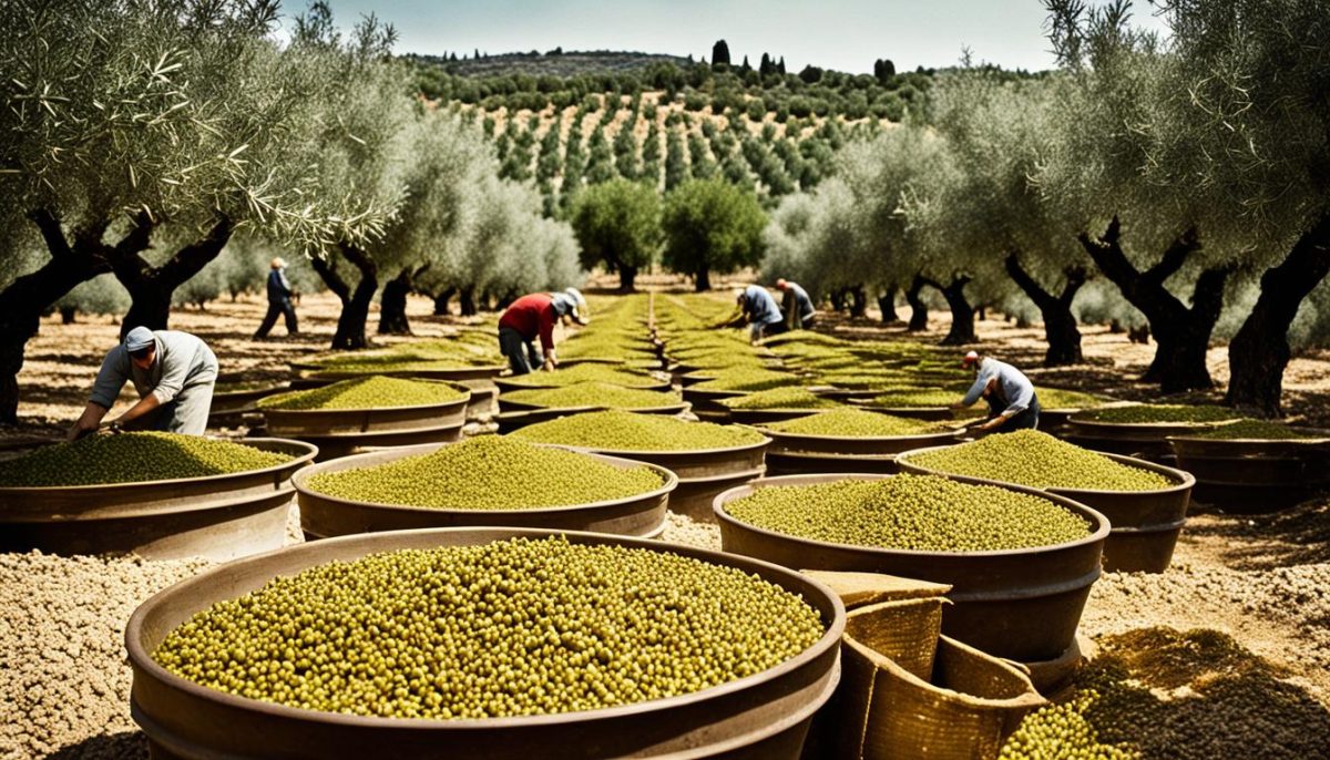 elaboración del aceite de oliva