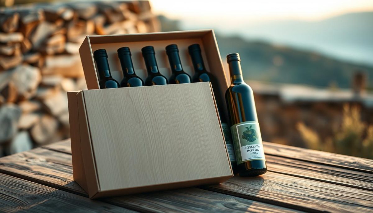 estuches de regalo de aceite de oliva