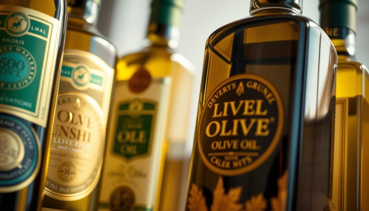 etiquetado de aceite de oliva