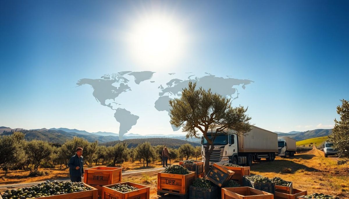 exportación mundial de aceite de oliva